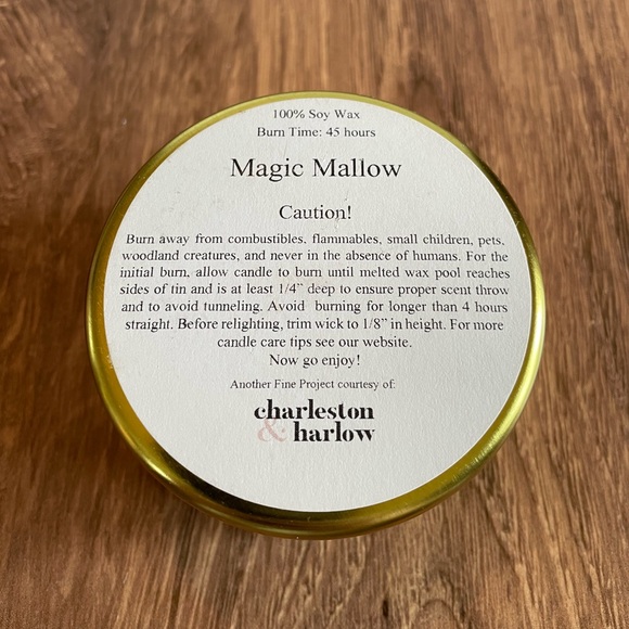 Discontinued JRC Candle Collection from Charleston & Harlow, Magic Mallow, NWT - Picture 4 of 4